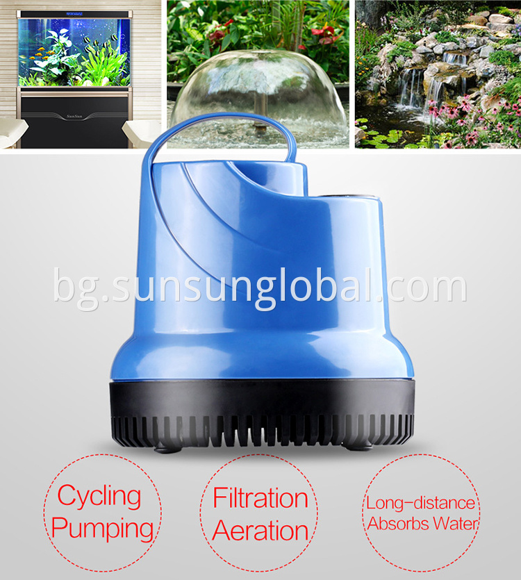 Sunsun 2/3/4 инча електрическа центробежна потопяема водна помпа с ниско ниво на водата